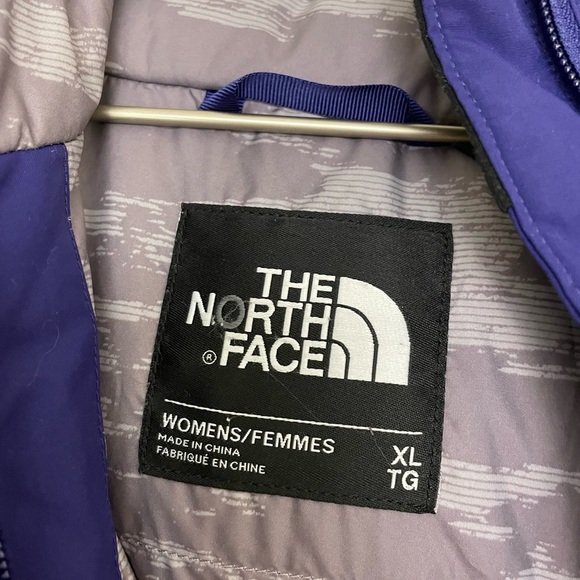 The North Face Dunagiri Belted Down Jacket Parka Hyvent Purple Size XL - Picture 5 of 6